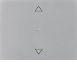 Drukknopmodule afdekking 1-v pijlsymbool berker K.5 edelstaal