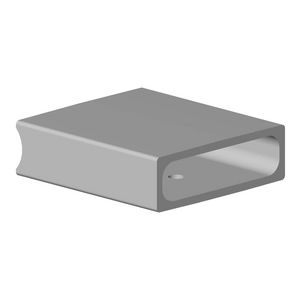 Beluchter mouw 35x38,5x11mm Champagne (22kt Goud)