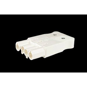 Steker vlak, 4-polig 1,5mm² male wit (AC166 GSTF/ 415 w) VVE=10