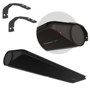 Luchtgordijn SLIM-W-150  2R LTV watergevoed zwart