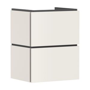 Badmeubel Xilesa E 480/380+2 lades fontein Sand Matt Beige