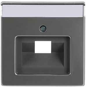 Centraalplaat afd v datadoos 1 x RJ45 pure-rvs (1803-866)