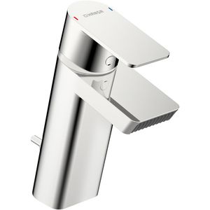 Stella wastafelmengkraan chroom sprong 111mm flex aansluiting incl. waste-inrichting