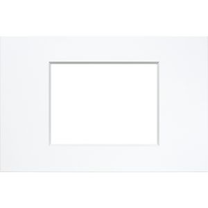 Afdekraam tbv SP5.1Alpin wit KNX