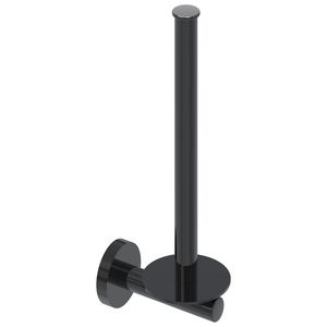 Reserverolhouder wand 2 rollen zwart chroom