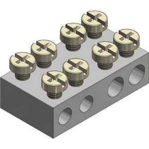 Aftakklem 2x25 + 2x6mm² gesloten VVE=20