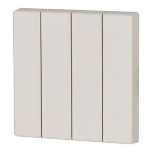Schakelwip 4-voudig, mat zonder LED, crème Eaton