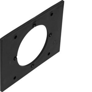 Afdekplaat voor CEE in GBZ zwart