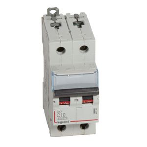 Installatieautomaat DX³ 6000A/10kA 2-polig C-karakteristiek 10A