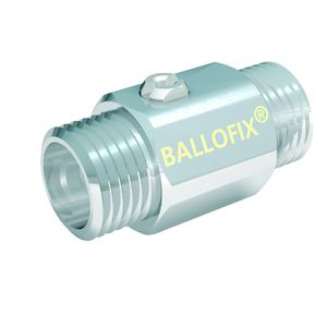 Minikogelkraan Ballofix schroevendraaierbediening mof x mof G1/2" Cr
