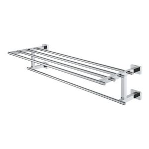 Essentials cube handdoekhouder chroom 2-lids 40512001