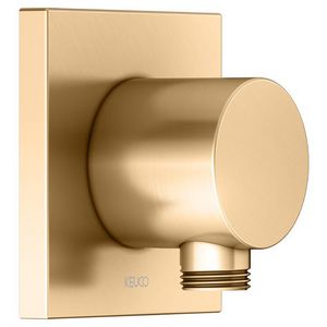 Slangaansl/DN 15 vierkant m/terugstroombeveiliging messing