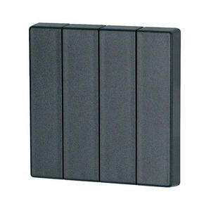 Schakelwip 4-voudig, mat zonder LED, antraciet Eaton