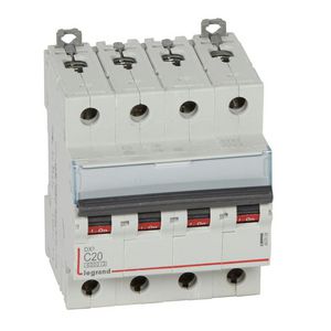 Installatieautomaat DX³ 6000A/10kA 4-polig C-karakteristiek 20A