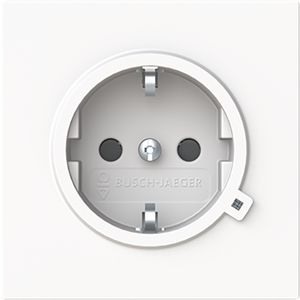Wandcontactdoos randaarde cpl LED inb art-matwit Safety+ (20 EUCBL-44M)