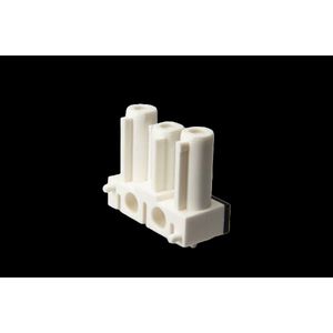 Steker 3-polig female wit (AC166 GBULV/ 3 w) VVE=500
