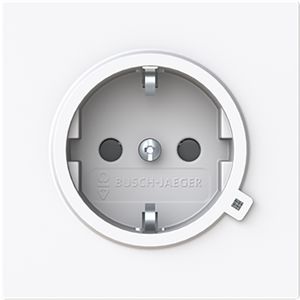 Wandcontactdoos randaarde cpl LED inb art-wit Safety+ (20 EUCBL-44G)