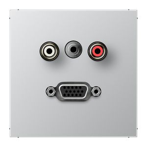 Afdekking aluminium voor Audio/Jack/VGA LS