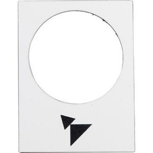 Etiket 30x40mm Markering symbool Wit Harmony XAC VVE=10