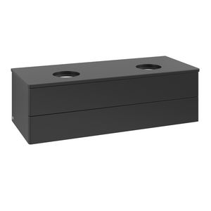 Wastafelonderkast Antao 1200x360x500mm Black Matt Lacquer K24010PD