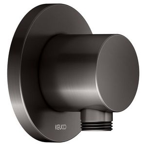 Slangaansl/DN 15/rond m/terugstroombeveiliging titaanzwart g