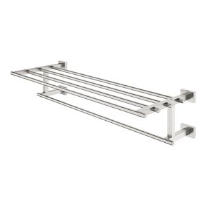Essentials cube handdoekhouder 2 armig 40512DC1 supersteel (rvs look)