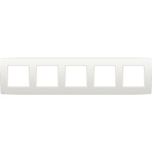 Vijfvoudige afdekplaat hoh 71mm Original white