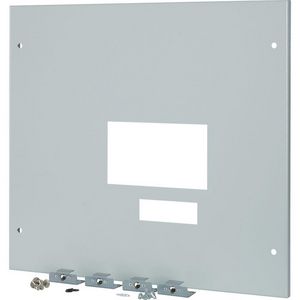 XT-XP Frontplaat met uitsnede Trip-Unit,NZM4, gevent., 3+4+3