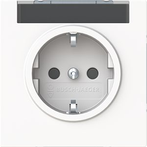 Wandcontactdoos randaarde clips inb art-matwit Safety+ (20 EUCNB-44M)