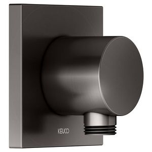 Slangaansl/DN 15/vierkant met terugstroombeveiliging titaanz