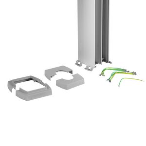 Energiezuil 4 compartiment 45mm 0,68M + 2,7M ALU