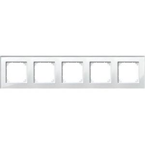 Afdekraam M-Elegance 5-voudig Glas Briljantwit Systeem M