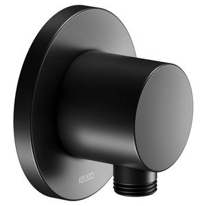 Slangaansluiting DN15 rond zwart