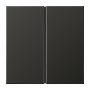 Tastafdekking LS-antraciet 1-voudig compleet KNX