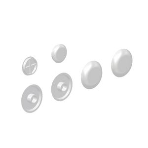 Set van 4 witte zitting buffers + 2 witte deksel buffers