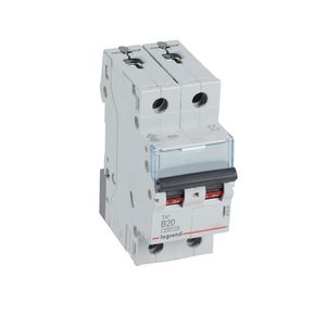 Installatieautomaat MCB TX3 2-polig B-karakteristiek 20A 6000A