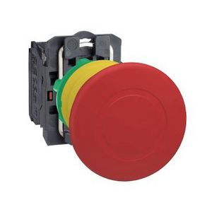 Noodstopknop 40mm Montage 22mm Duw-trekontgr. Rood