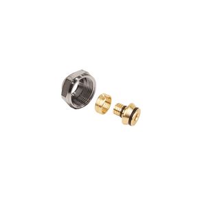 Set a 2 schroefovergangskoppelingen 3/4"euroconus x 16x2mm
