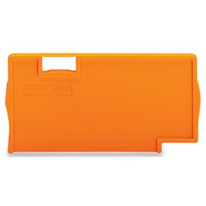 Scheidingsplaat 2 mm dik uitstekend oranje 2004-1394 VVE=25