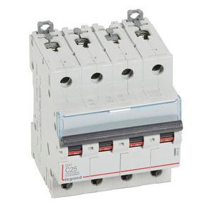Installatieautomaat MCB DX³ 4-polig C-karakteristiek 25A 10000A