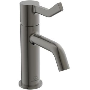 Wastafelmengkraan m. lange hendel z. waste magnetic grey Joy