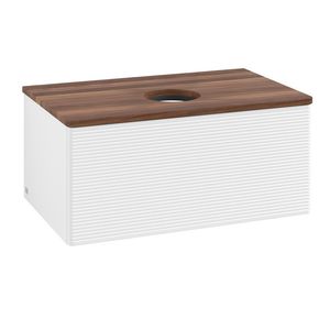 Wastafelonderkast Antao 800x360x500mm White Matt Lacquer K30112MT