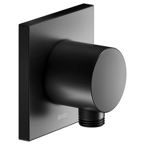 Slangaansluiting DN15 vierkant zwart