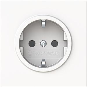 Wandcontactdoos randaarde clips inb art-matwit Safety+ (23 EUCB-44M)