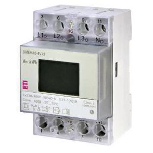 3 fase kWh-meter 40A RS485 3 mod
