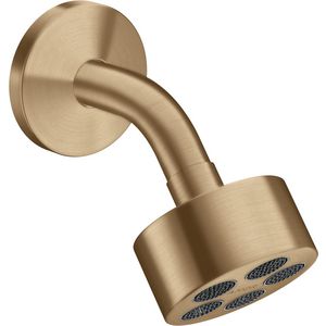 Hoofddouche 75 1 straalsoort EcoSmart met douchearm Brushed Bronze AX One