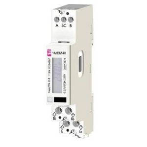 1 fase kWh-meter 40A SO puls 1000imp 1 mod