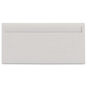 Scheidingswand 2mm li.grijs 280-357 VVE=25