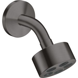 Hoofddouche 75 1 straalsoort EcoSmart met douchearm Brushed Black Chrome AX One
