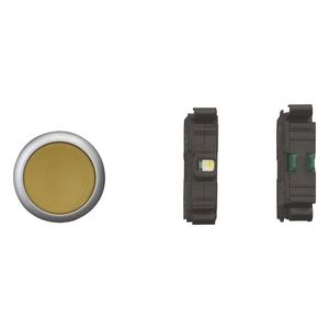 Signaaldrukknop M22-DL-Y-K10LED230-BVP